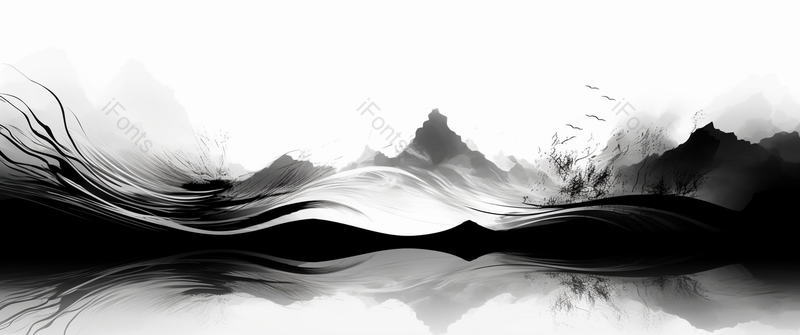 飘逸抽象流淌古典中国风水墨画背景,插画/手绘图,插画/手绘图库,插画/手绘图下载,插画/手绘